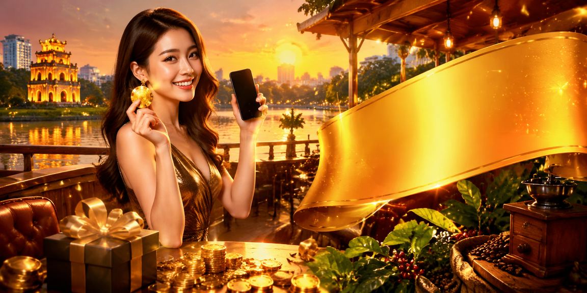 Người chơi tại Hà Nội nhận thưởng hoàn tiền cashback trong không gian quán cà phê